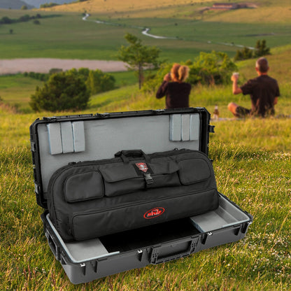 SKB Hard Protective Storage Case Foam & Wheels for Equipment, iSeries, Dark Gray - 412821