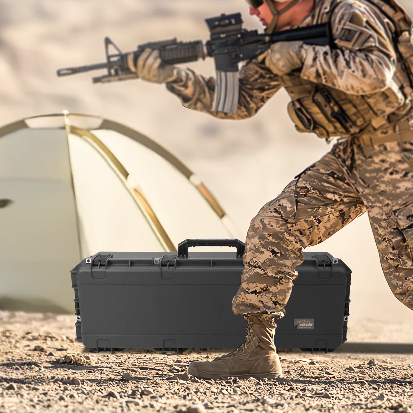 SKB Hard Protective Storage Case Foam & Wheels for Equipment, iSeries, Dark Gray - 412822