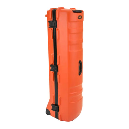 SKB Cases ATA Staff Pro XL Hard Plastic Storage Cart Golf Travel Case, Orange - 412823