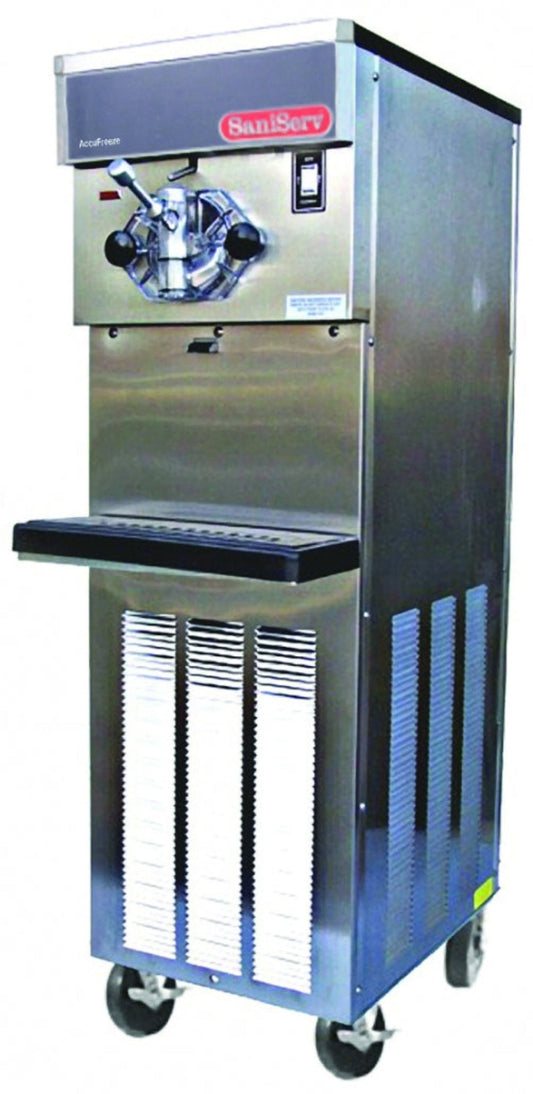 SaniServ 414 | 17" Wide 20 Qt. Single Hopper Floor Model Soft Serve Ice Cream Machine -SAN-414A