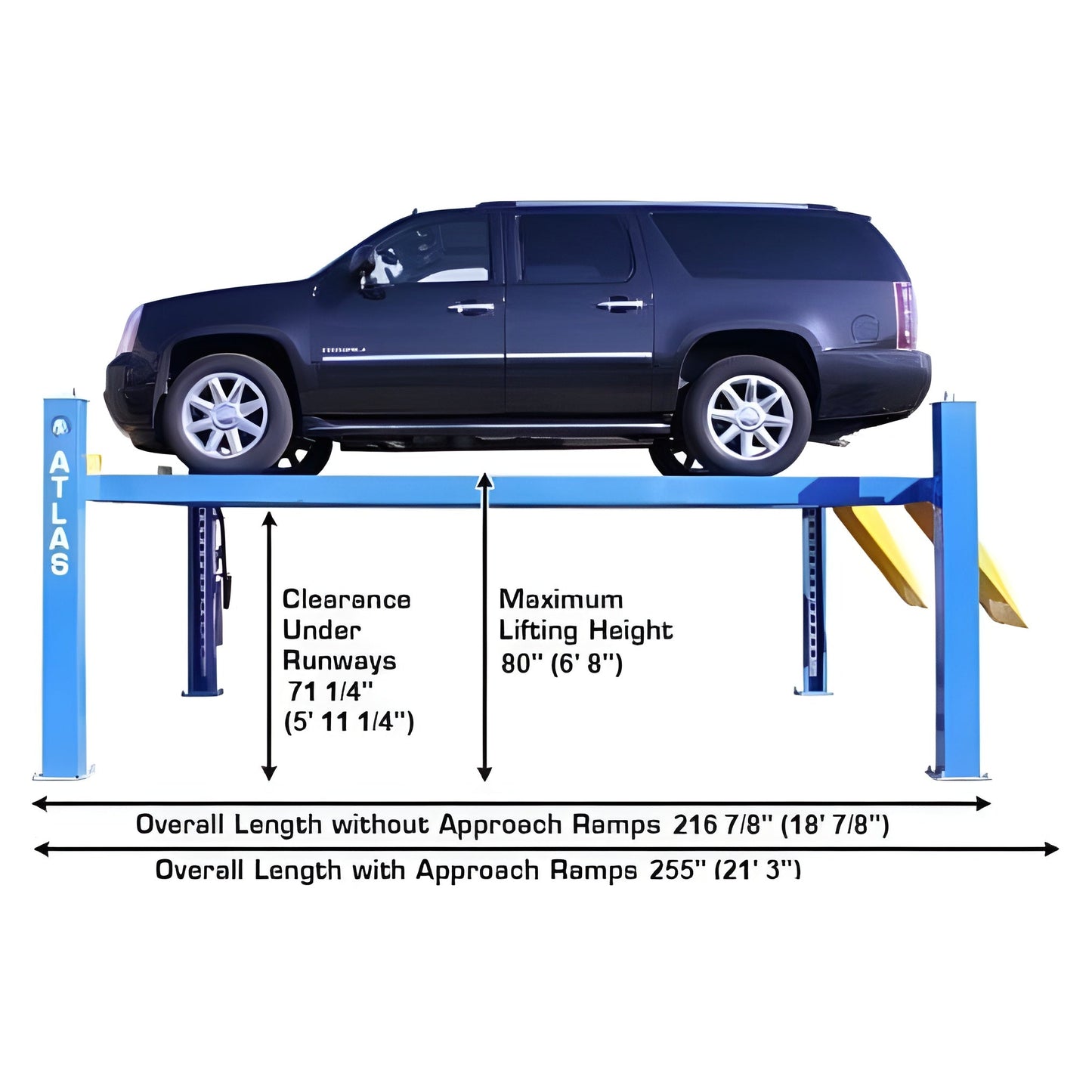 Atlas 414A Alignment Lift + RJ8 Rolling Jacks Combo - ATEATTD-414A-COMBO-FPD