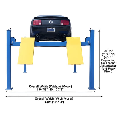 Atlas 414A Alignment Lift + RJ8 Rolling Jacks Combo - ATEATTD-414A-COMBO-FPD