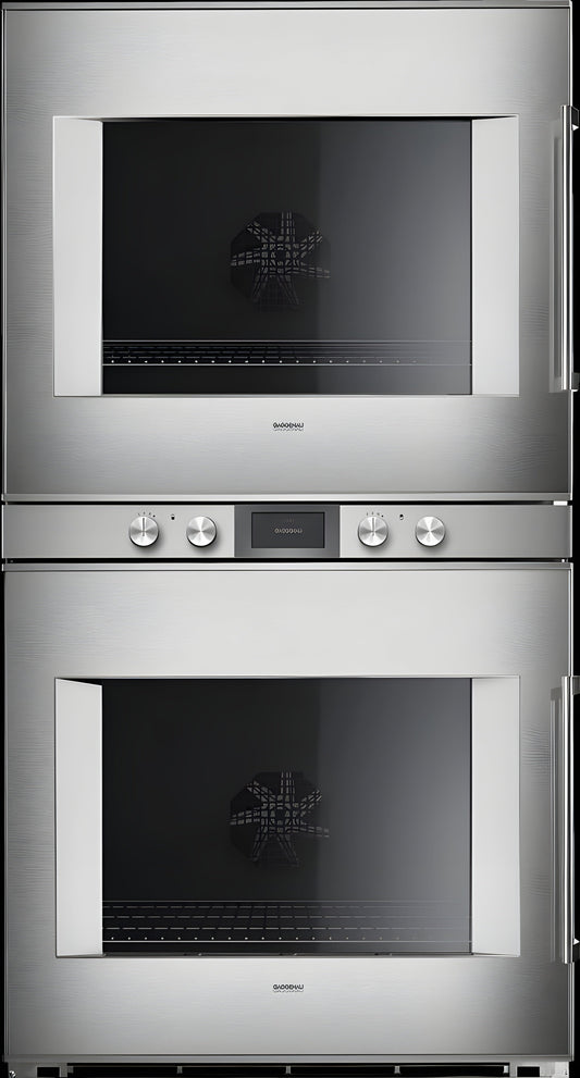 Gaggenau 30" Universal Heating Electric 400 Series Double Wall Oven - BX481612