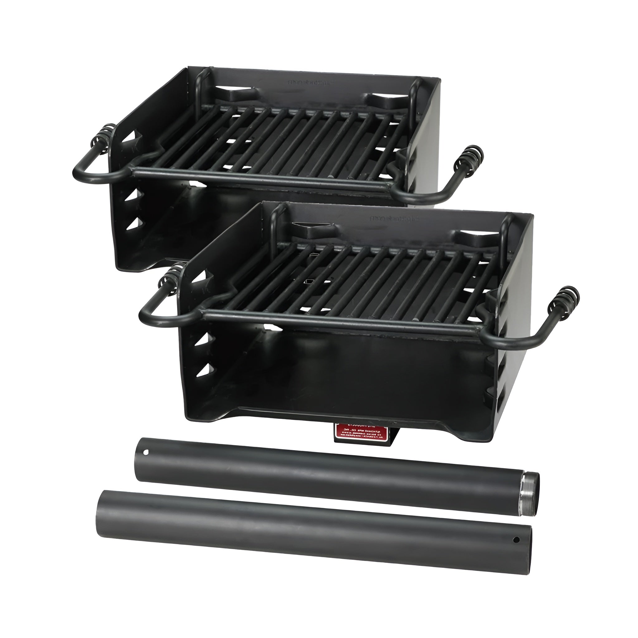 Pilot Rock H-16 B6X2 Park Style Outdoor BBQ Charcoal Grill w/ Swivel, 2 Pack - 415871