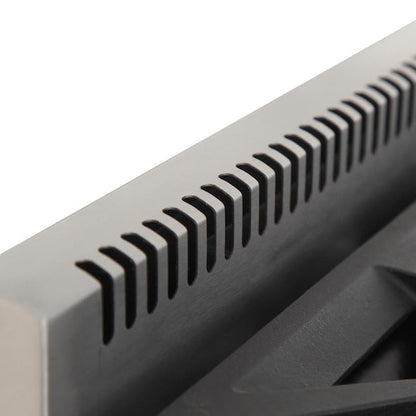 Kucht Professional 48" 6.7 cu. ft. Propane Gas Range in Black with Silver Accents, KFX480/LP-BK - KFX480/LP-BK