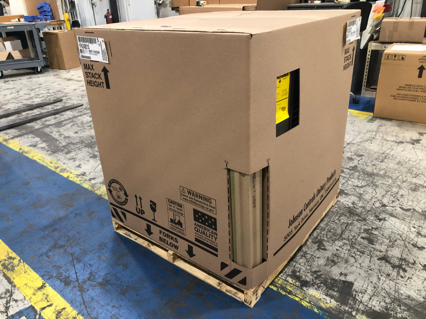 York International 2 Ton "LX" Series 2-Stage ECM Split-System Air Conditioner; 17 SEER, 208-230/60/1, R-410A - YFK24B21S