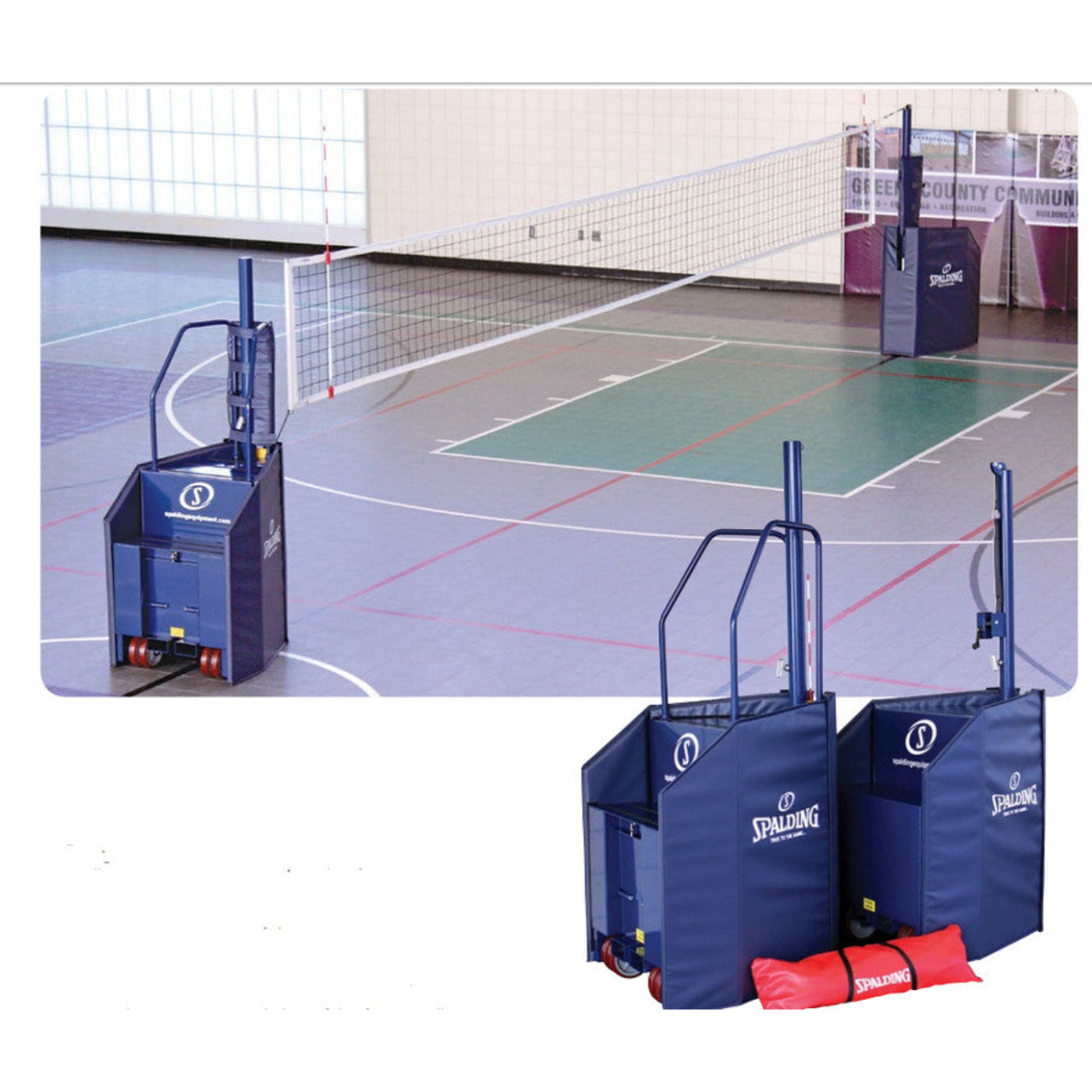 Spalding Freestanding Volleyball System - 438-165