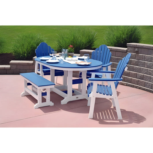 Berlin Gardens 44" x 64" Garden Classic Oblong Table Set #2 - GCST4464D