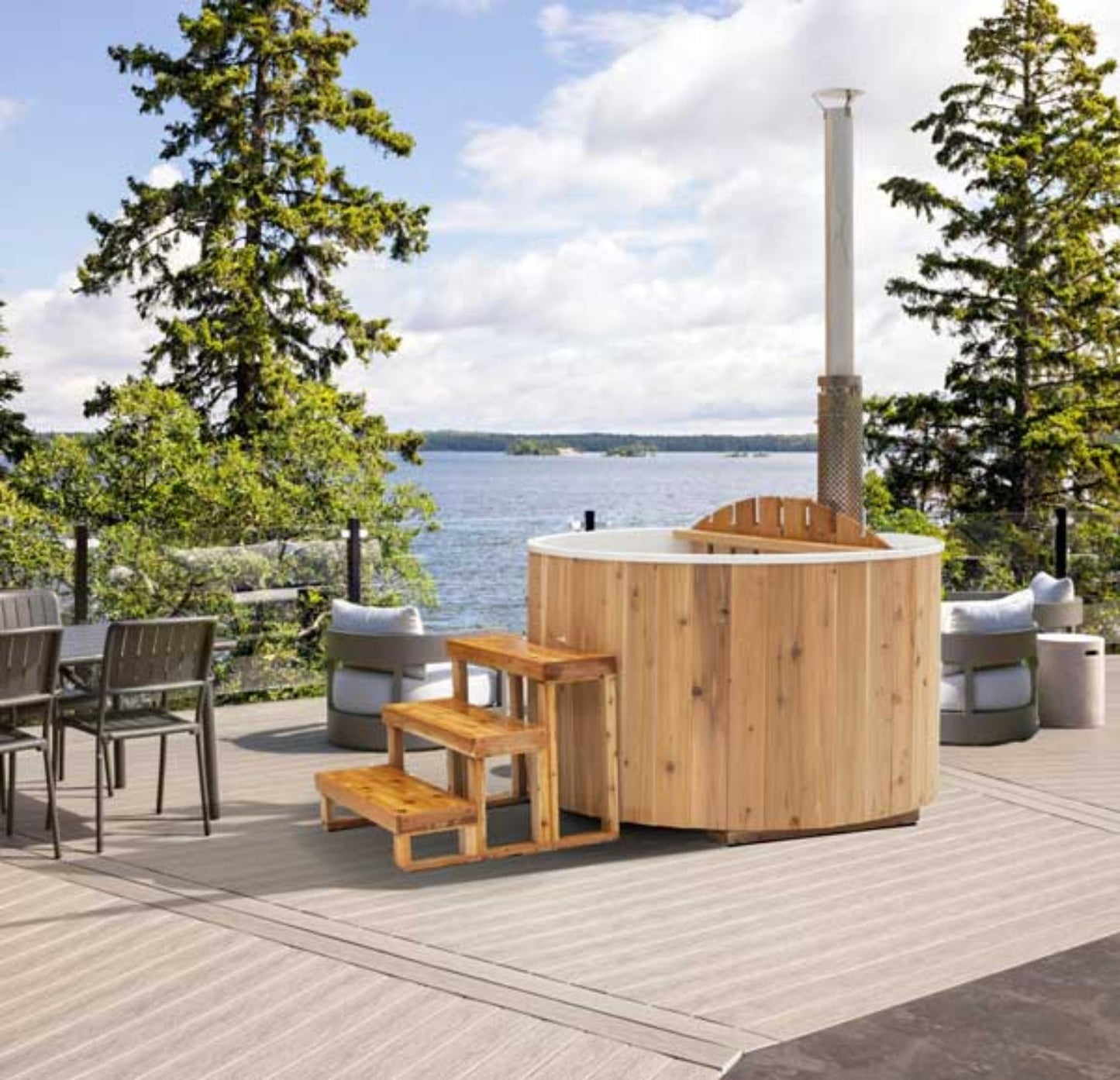 Dundalk LeisureCraft The Evolution Cedar Hot Plunge Tub 5' - 450EV