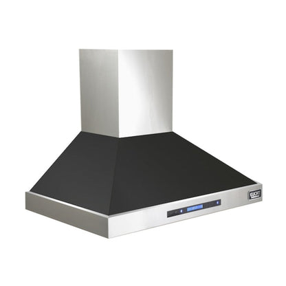 Kucht Professional 36" Wall Mount Range Hood 900 CFM in Black - KRH3615-K