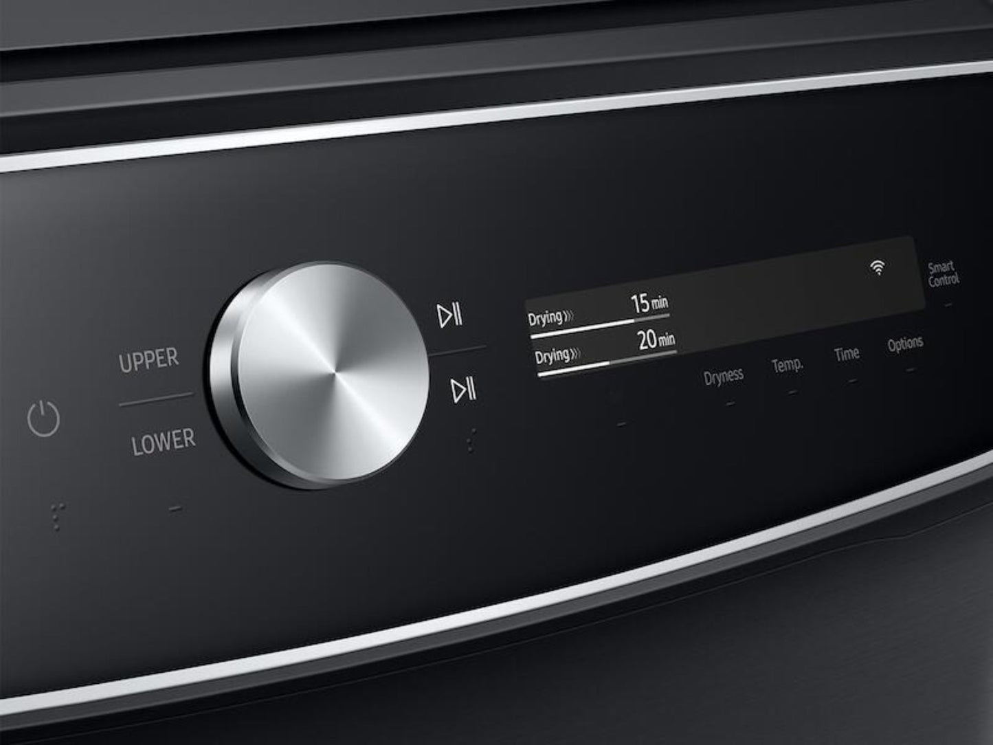 SAMSUNG 7.5 CF SMART DIAL GAS FRONT LOAD WITH SUPER SPEED DRY - DVG60A9900V-KT