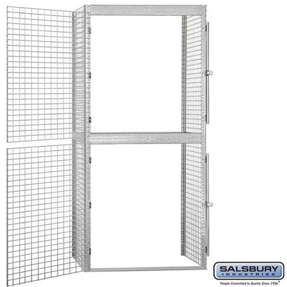 Salsbury 48" Wide Double Tier Bulk Storage Locker