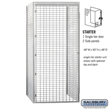 Salsbury 48" Wide Single Tier Bulk Storage Locker - 8144-A