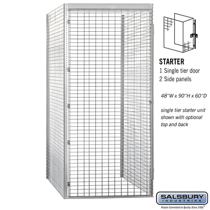 Salsbury 48" Wide Single Tier Bulk Storage Locker - 8144-A