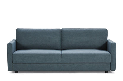 Modway Furniture 88" Blue Green Sleeper Sofa with Silver Legs - Stylish, Comfortable, and Perfect for Any Living Space! - 480913-HOMEROOTS