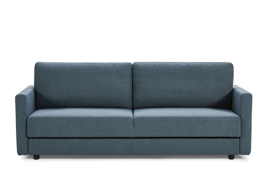 Modway Furniture 88" Blue Green Sleeper Sofa with Silver Legs - Stylish, Comfortable, and Perfect for Any Living Space! - 480913-HOMEROOTS