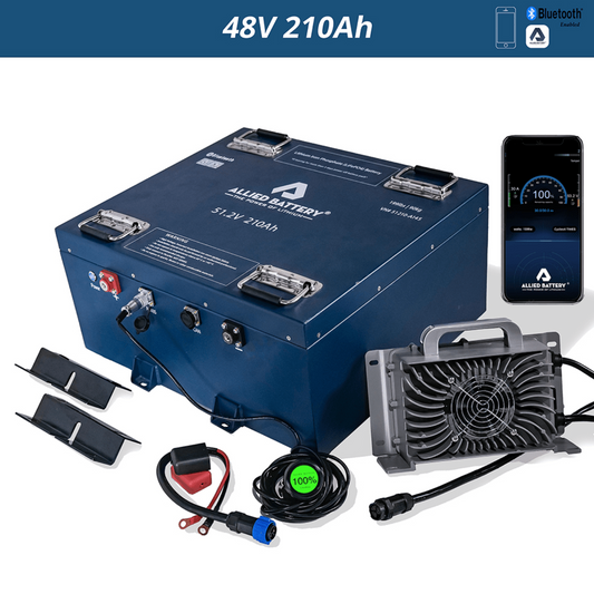 Allied Lithium 48V 210AH Battery Bundle - AB-CMCL-48V-210AH - EZGO TXT