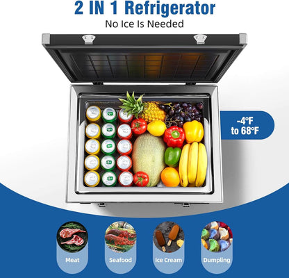 BODEGAcooler Portable Refridgerator 48Qt/45L with a Basket - BD45