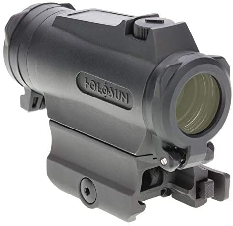 Holosun HE515CT-RD Circle Red Dot/Solar/Titanium Sight Lens Cleaning Pen, Extra Battery and Lens Cleaning Cloth Bundle