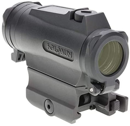 Holosun HE515CT-RD Circle Red Dot/Solar/Titanium Sight Lens Cleaning Pen, Extra Battery and Lens Cleaning Cloth Bundle