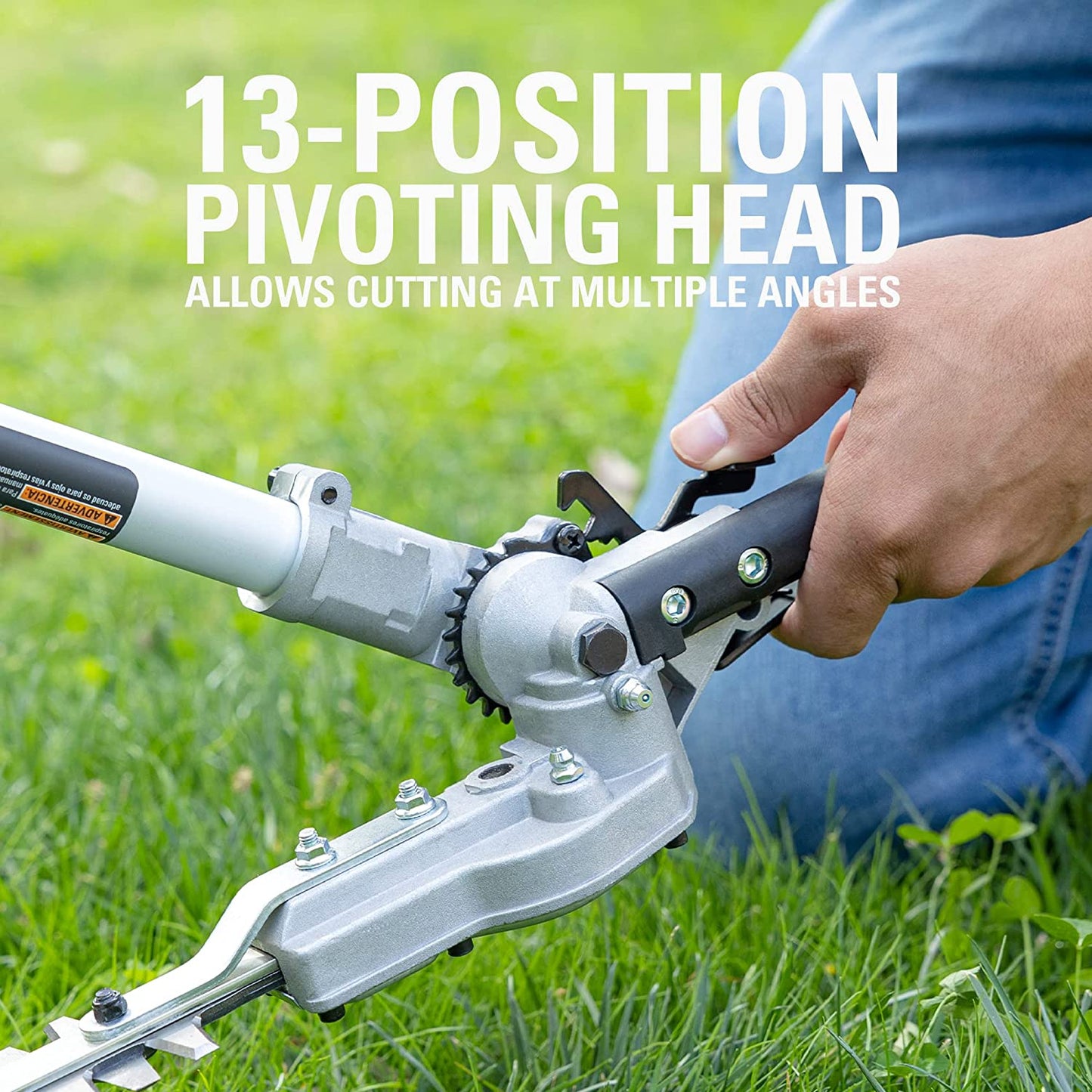 Greenworks 60V 16" Cordless Battery String Trimmer & Hedge Trimmer Attachment Combo Kit - 2135102-VK