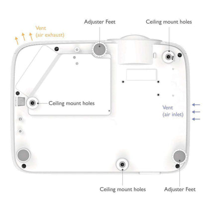 BenQ MH733 1080p 4000 ANSI Lumens Projector Manufacturer RFB - MH733