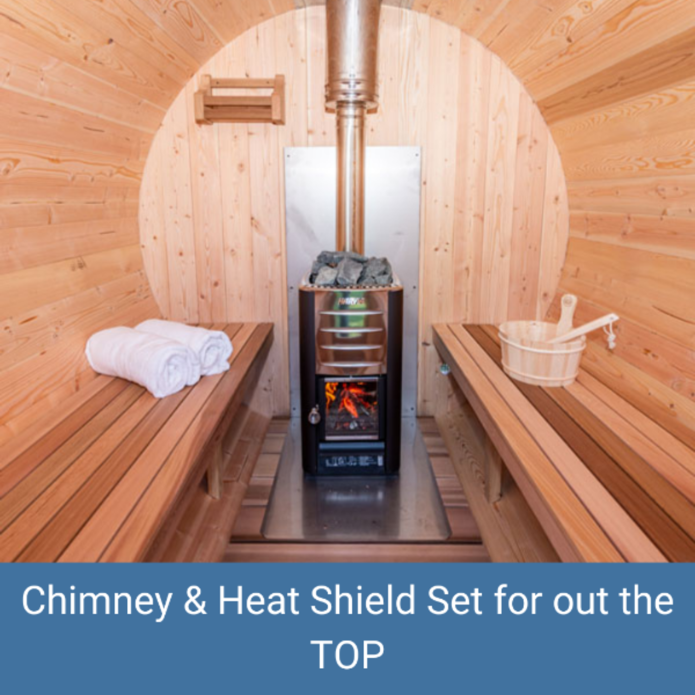 Dundalk LeisureCraft Canadian Timber Harmony 3-4 Person Barrel Sauna - CTC22W