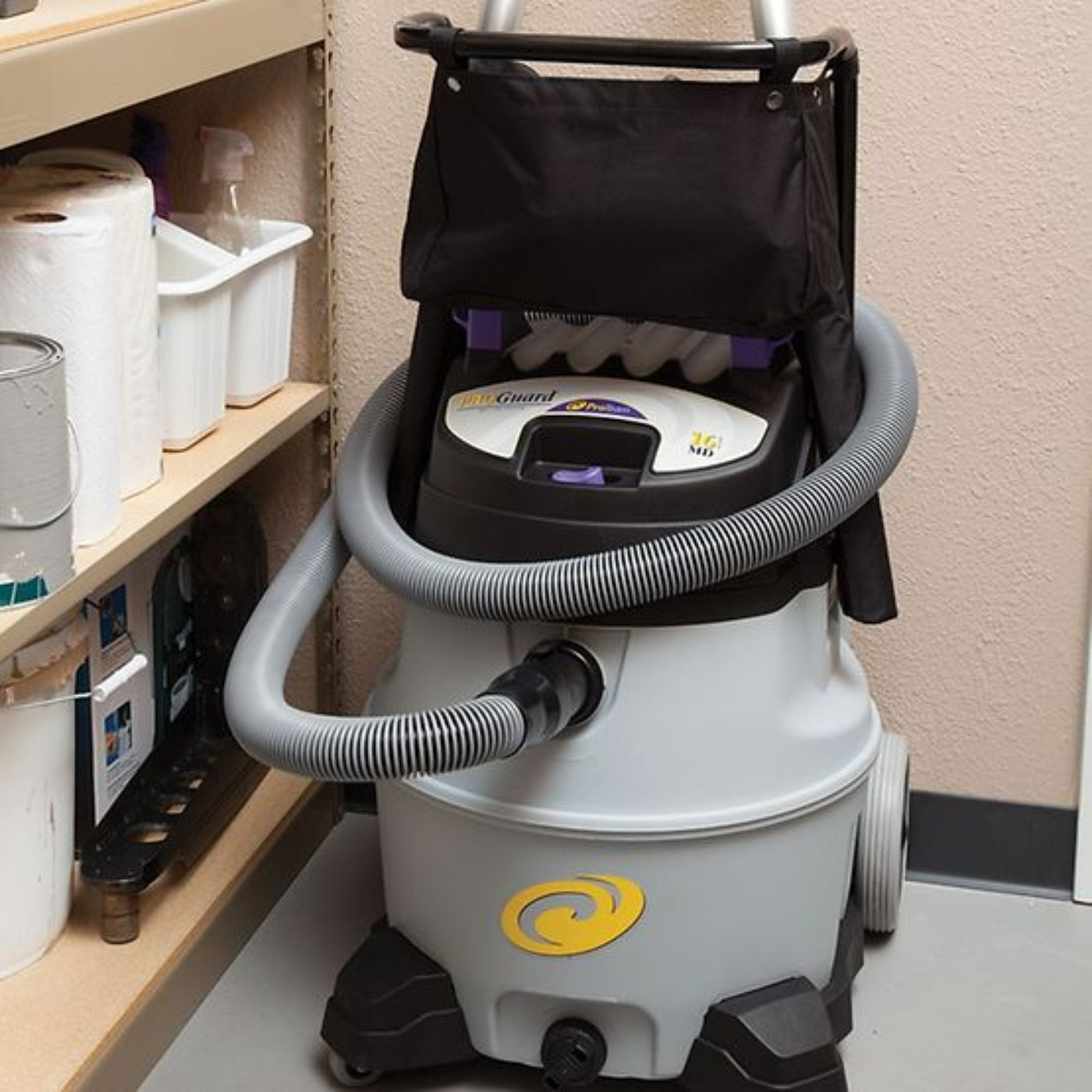 Proteam ProGuard 16, Wet Dry Vacuum, Shop Vac, 16 Gallon, 105CFM, 1.8HP Motor, With Tool Kit - 107386