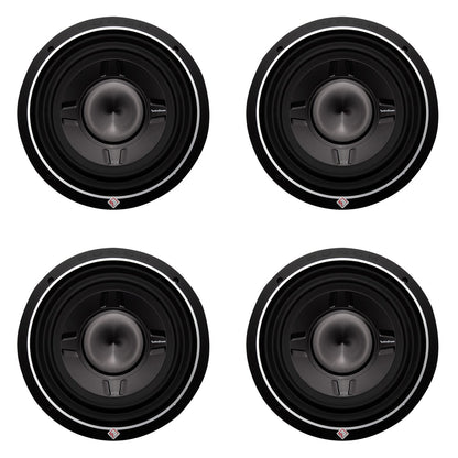 Rockford Fosgate 12" 800W Car Shallow/Slim Audio Subwoofer Sub P3SD212 4 Pack - 193899