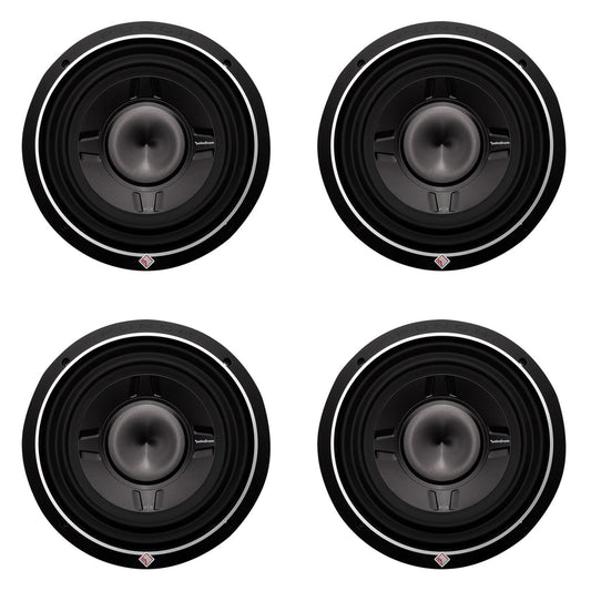 Rockford Fosgate 12" 800W Car Shallow/Slim Audio Subwoofer Sub P3SD212 4 Pack - 193899