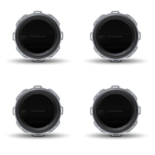 Rockford Fosgate Punch Luxury 10" 500W Max SVC 4 Ohm Marine Subwoofer 4 Pack - 194776