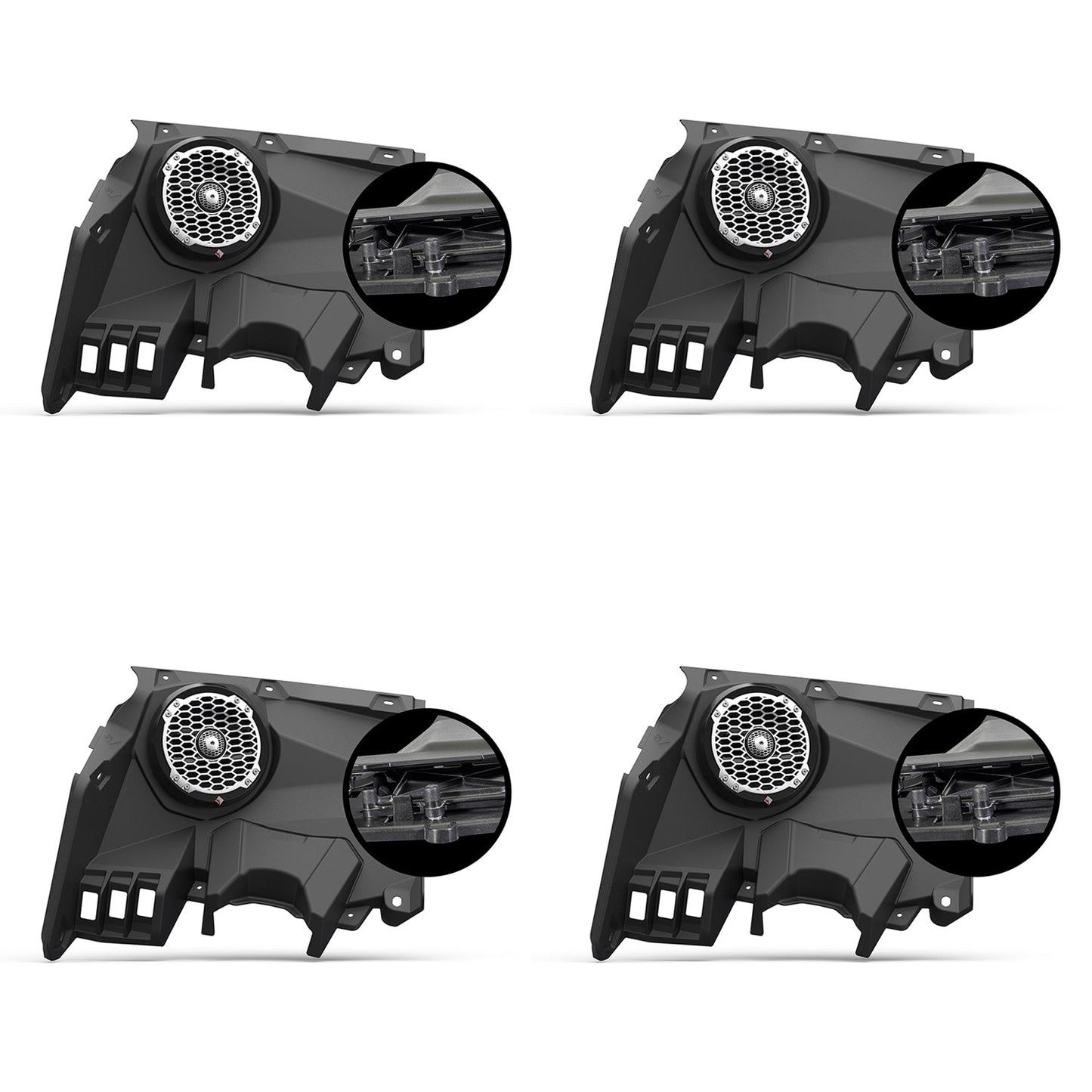 Rockford Fosgate RFX317-FSE Maverick X3 Direct Fit Front Speaker, Pair 4 Pack - 195722