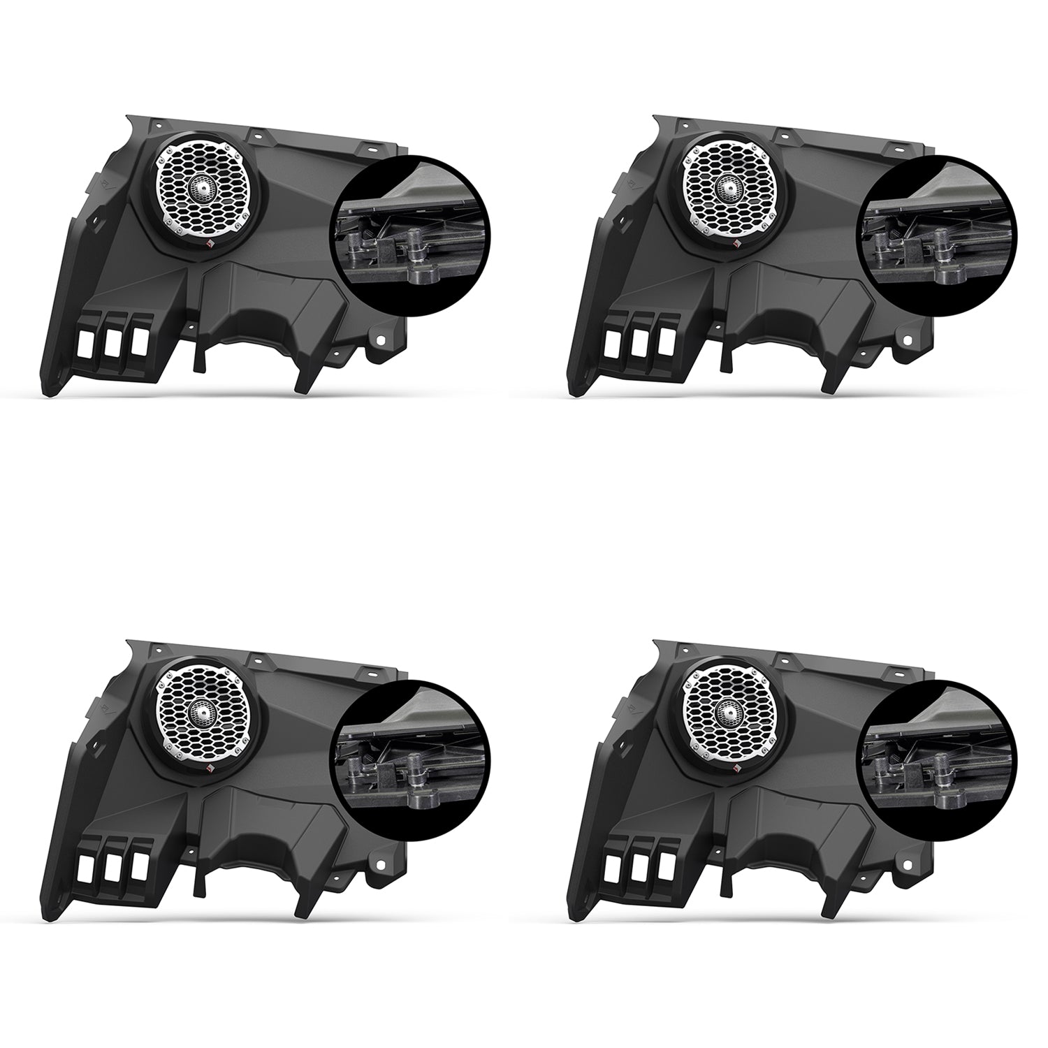 Rockford Fosgate RFX317-FSE Maverick X3 Direct Fit Front Speaker, Pair 4 Pack - 195722