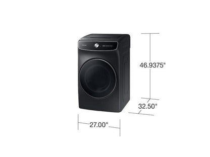 SAMSUNG 7.5 CF SMART DIAL GAS FRONT LOAD WITH SUPER SPEED DRY - DVG60A9900V-KT