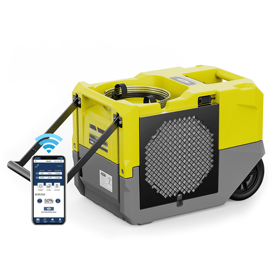AlorAir Smart WiFi Dehumidifier, 125 PPD High Performance, Commercial Dehumidifier - Storm SLGR 1250X-pack of 4