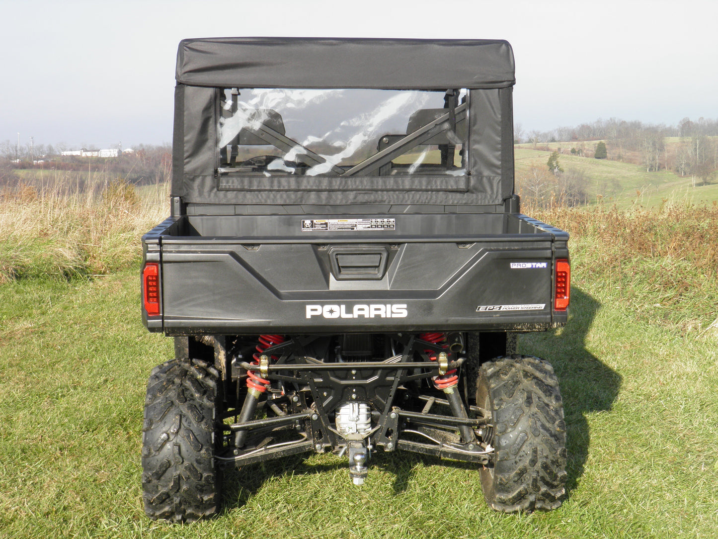 3 Star UTV Polaris Ranger Crew 1000 - Door/Rear Window Combo - POLC10-DRF-BLK