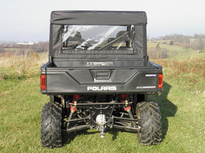 3 Star UTV Polaris Ranger Crew 1000 - Door/Rear Window Combo - POLC10-DRF-BLK