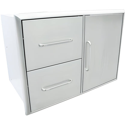 Saber Grills 31" 2-Drawer and Door Combo - K00AA3114
