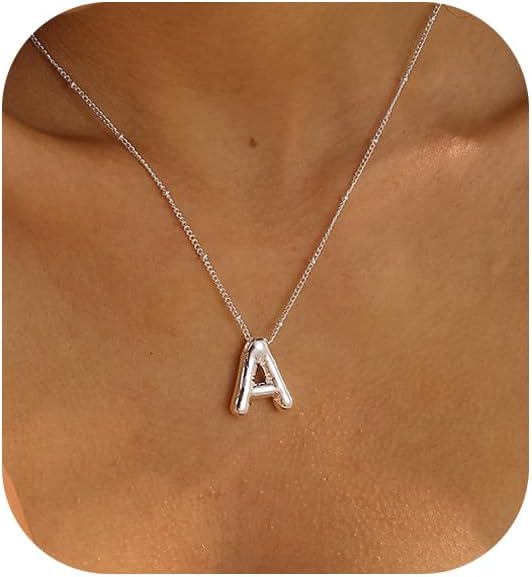 Initial Bubble Necklace