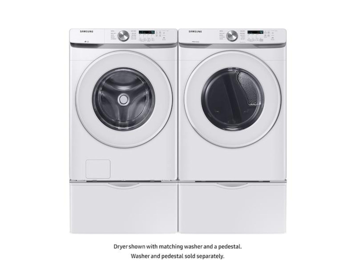 SAMSUNG DVG45T6000W 7.5 cu. ft. Gas Dryer with Sensor Dry in White - DVG45T6000W-KT
