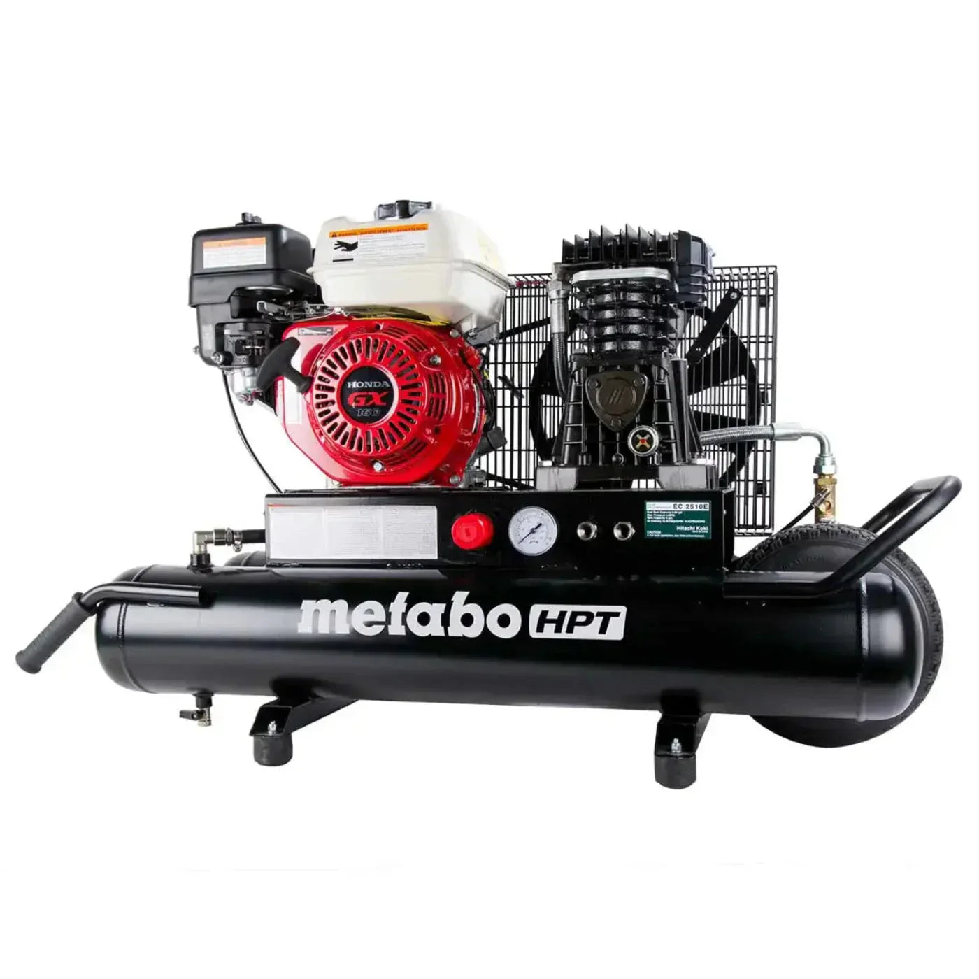 Metabo 8 Gallon Wheelbarrow Gas Air Compressor - EC2510EM