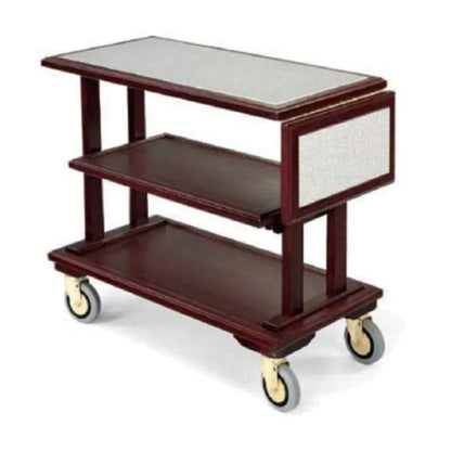 Forbes Industries 5539 18" Hardwood Service Cart - Open W/Solid Wood -5539