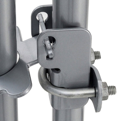 Lucky Dog 10' x 10' Chain Link Dog Kennel (2 Pack) & Waterproof Roof (2 Pack) - 174385