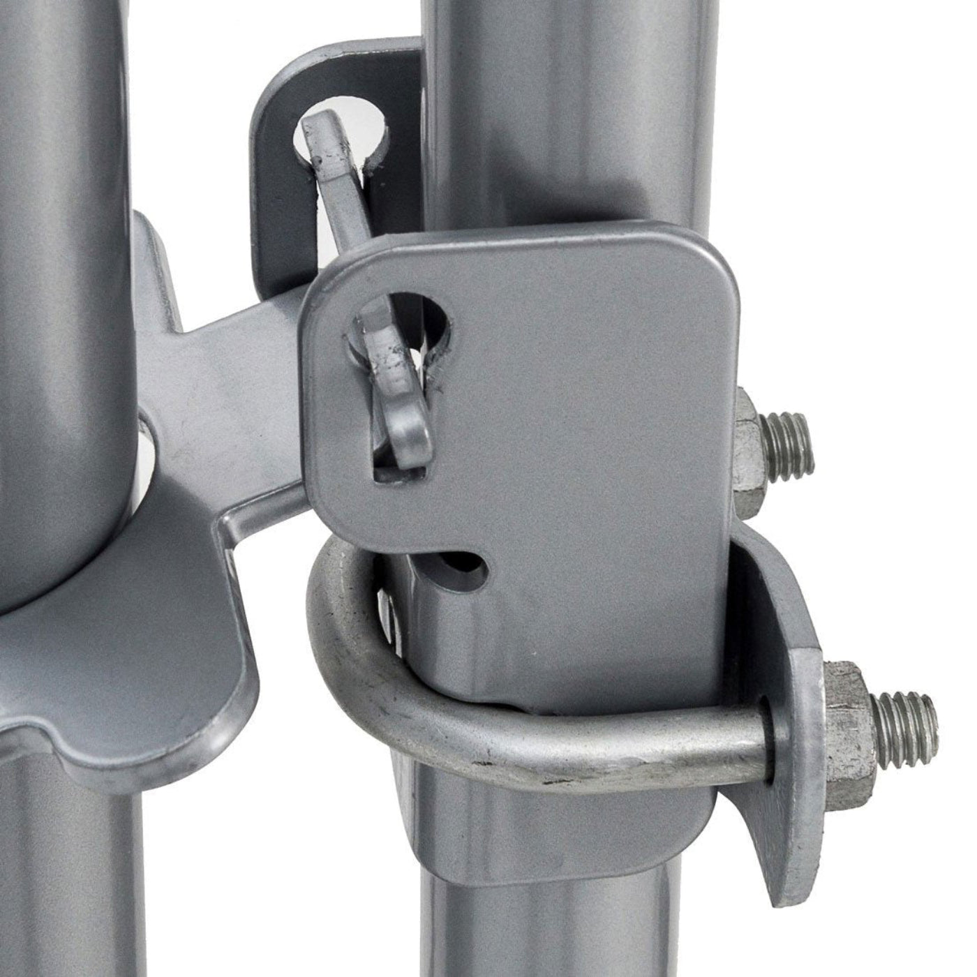 Lucky Dog 10' x 10' Chain Link Dog Kennel (2 Pack) & Waterproof Roof Cover - 174393