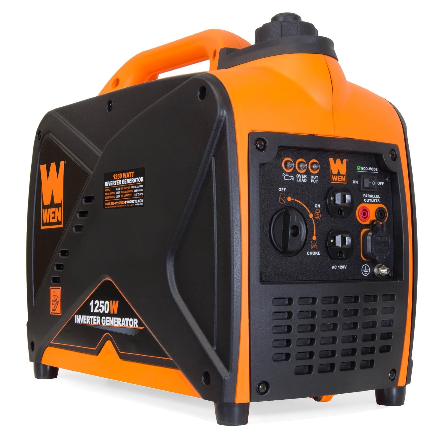 WEN 56125i 1250-Watt Gas-Powered Inverter Generator - 56125i