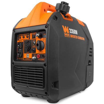 WEN 56235i Super Quiet 2350-Watt Portable Inverter Generator with Fuel Shut Off, Ultra Lightweight - 56235i