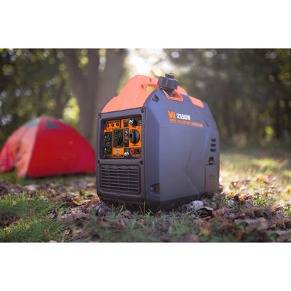 WEN 56235i Super Quiet 2350-Watt Portable Inverter Generator with Fuel Shut Off, Ultra Lightweight - 56235i