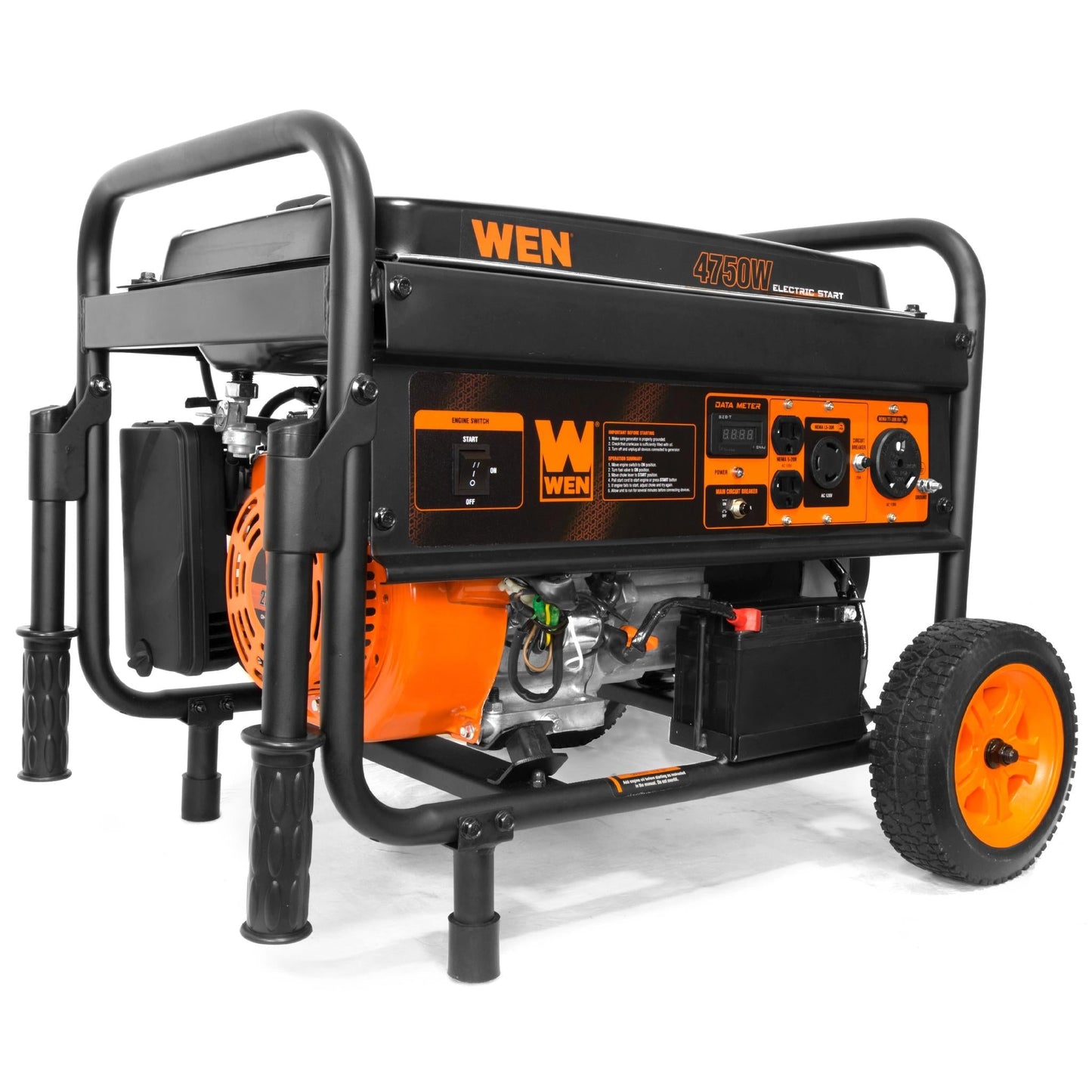 WEN 56475 4750W Electric Start Generator - 56475