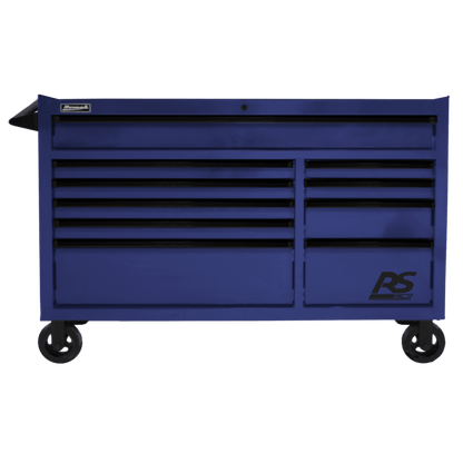 Homak  54" RS Pro 10 Drawer Rolling Cabinet - BK04054010
