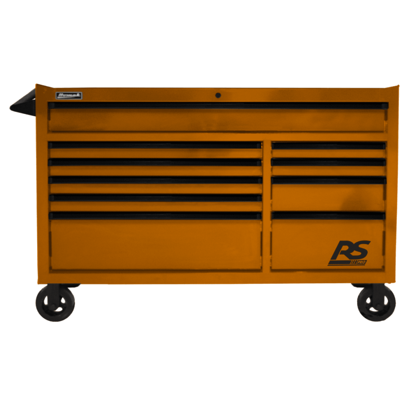 Homak  54" RS Pro 10 Drawer Rolling Cabinet - BK04054010